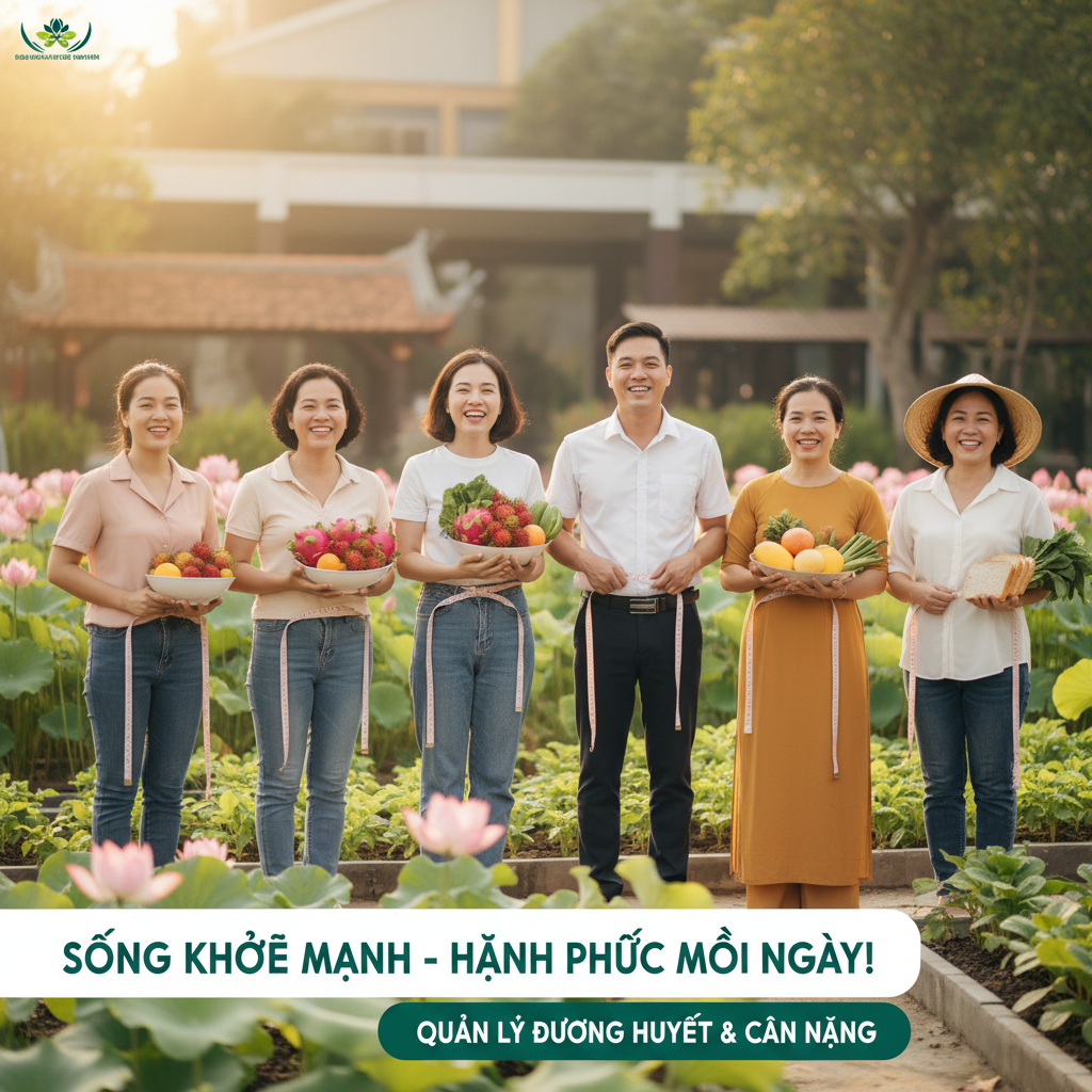 Hình ảnh người Việt Nam quản lý cân nặng và tiểu đường nhờ liệu pháp peptide ruột