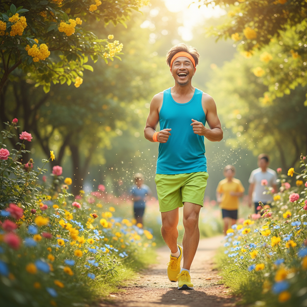 Hình ảnh vận động thể chất để phòng ngừa rối loạn lipid máu