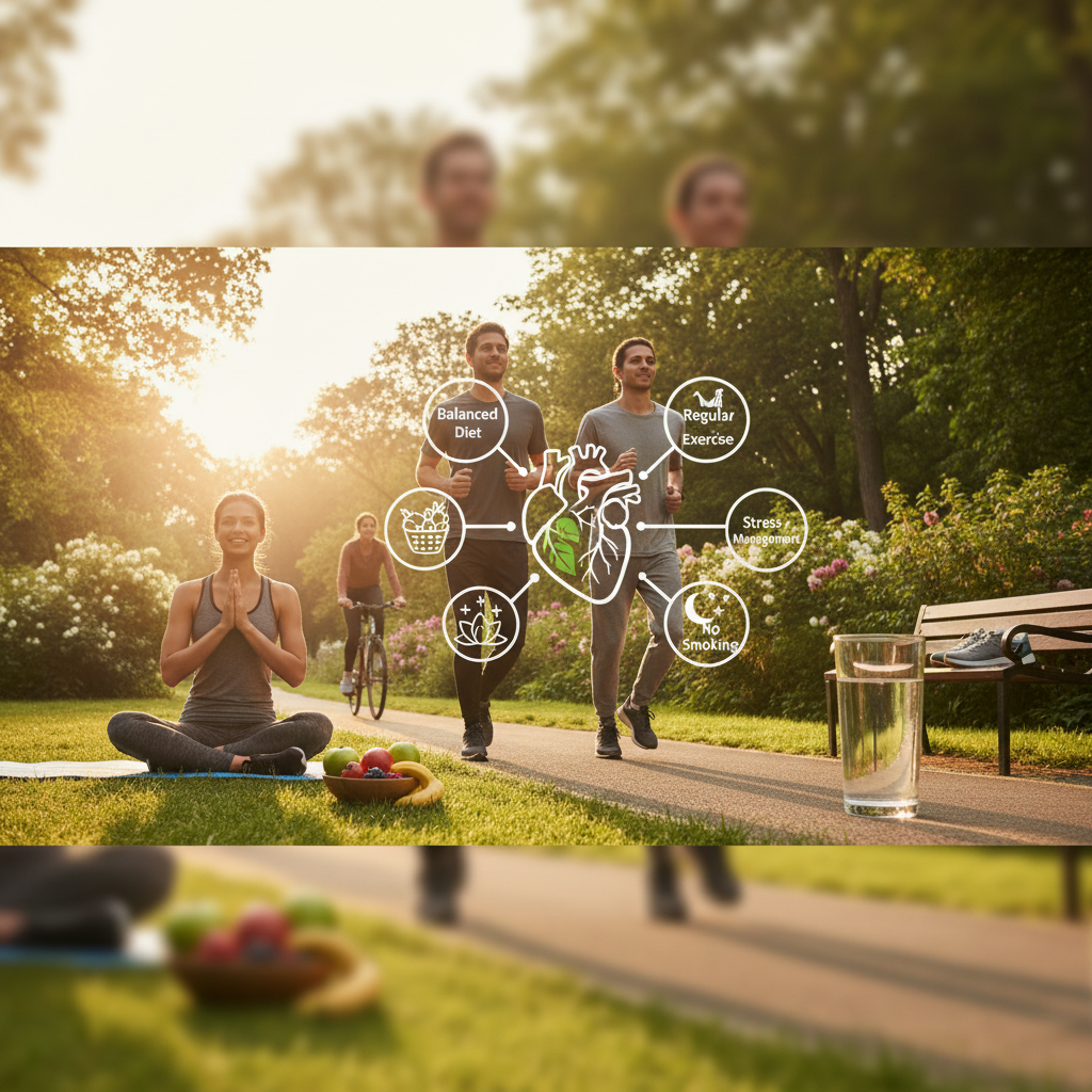 Thói quen sống lành mạnh để bảo vệ sức khỏe tim mạch.