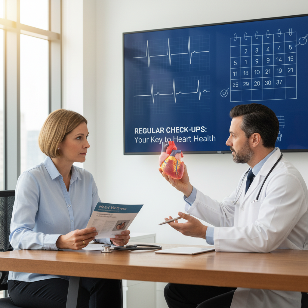 Bác sĩ đang tư vấn cho bệnh nhân về sức khỏe tim mạch.