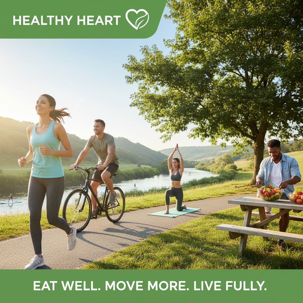Lối sống lành mạnh giúp cải thiện sức khỏe tim mạch