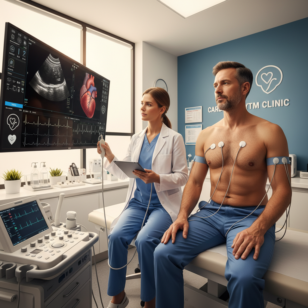 Khám sức khỏe tim mạch để phát hiện rối loạn nhịp tim.