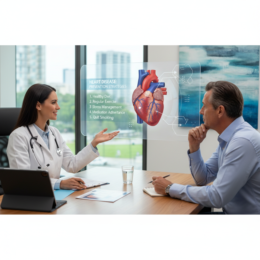 Bác sĩ tư vấn cho bệnh nhân về bệnh tim mạch và các biện pháp phòng ngừa