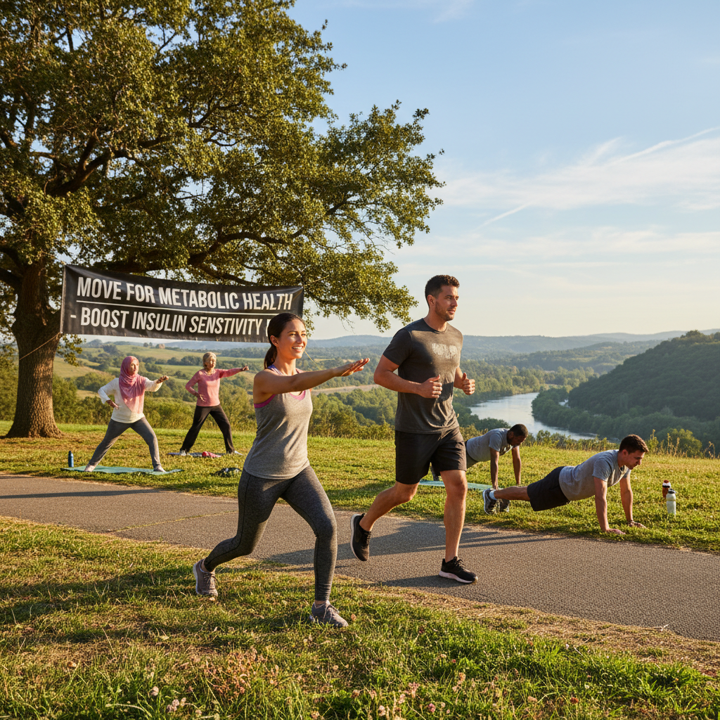 Người tập thể dục ngoài trời thúc đẩy độ nhạy insulin